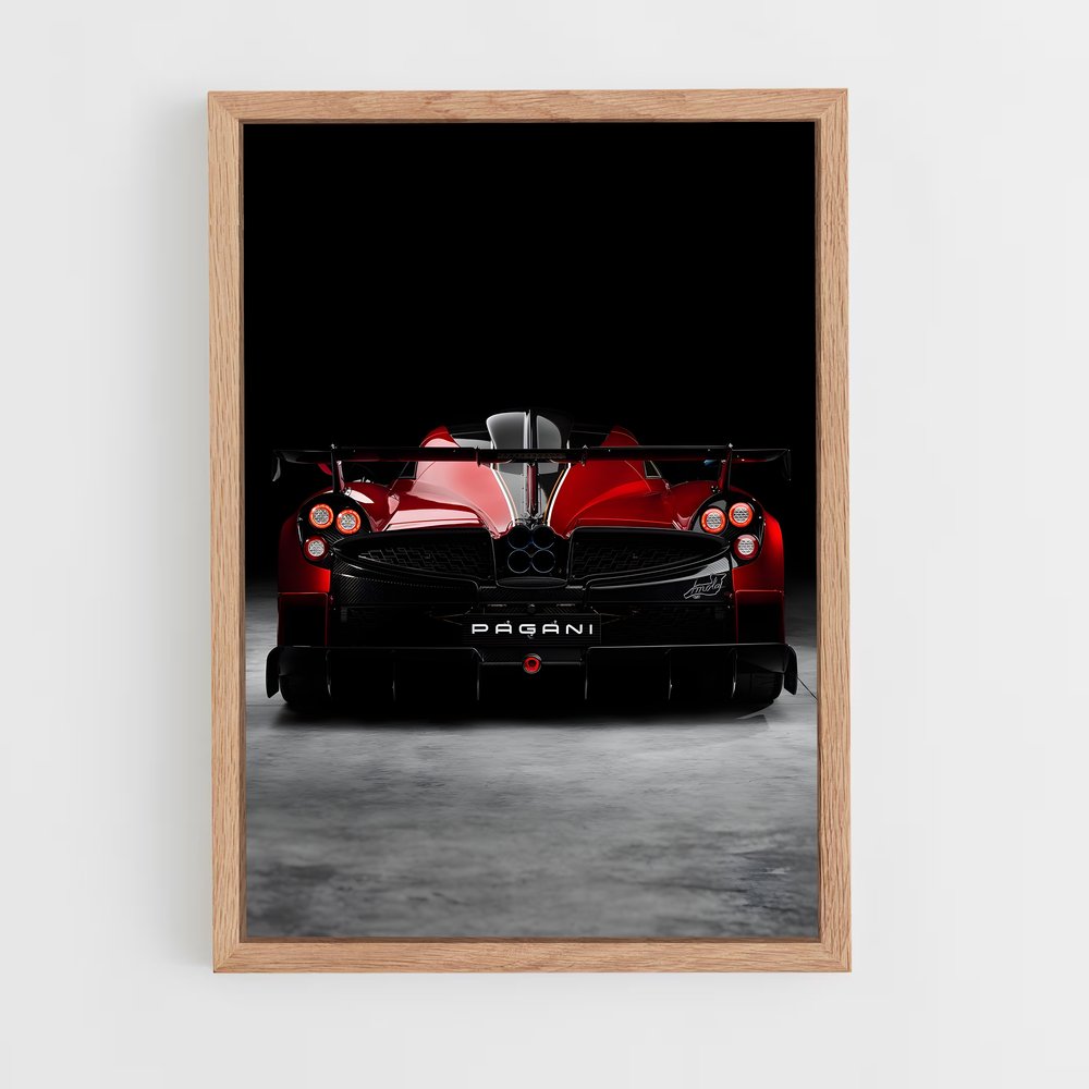 Poster McLaren Imola Vision – affiche Pagani (vue 4)